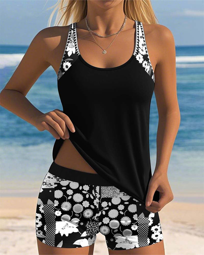 Kelly™ | Floral Two-Piece Swim Set
