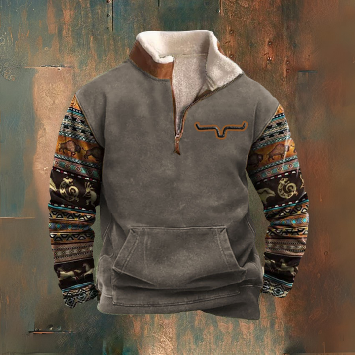 Mason | Yellowstone Rodeo Half-Zip Sherpa Jacket