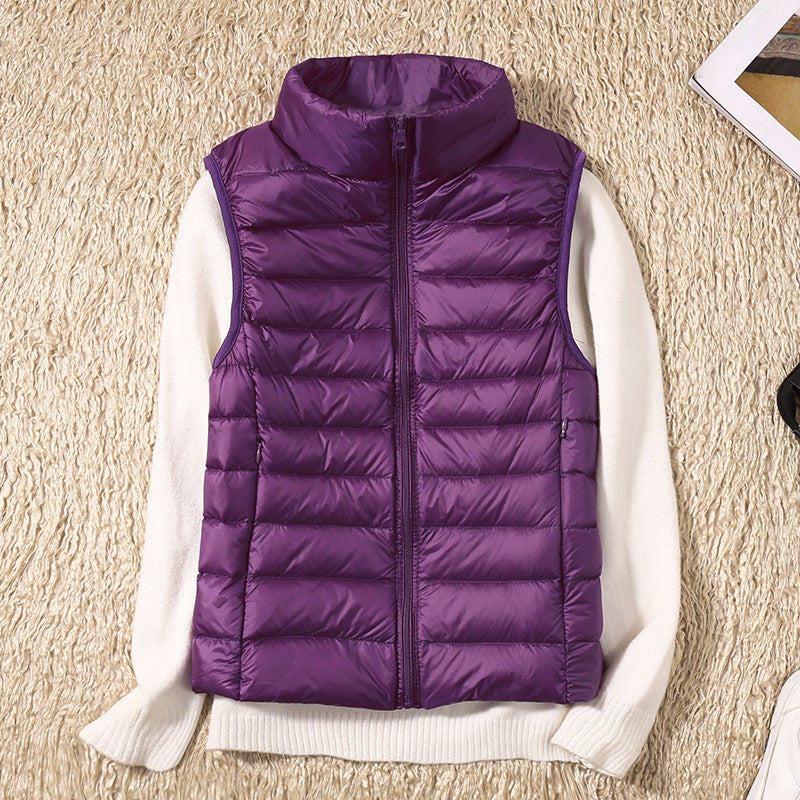 Deborah™ | Lightweight Down Vest with Pleated Design