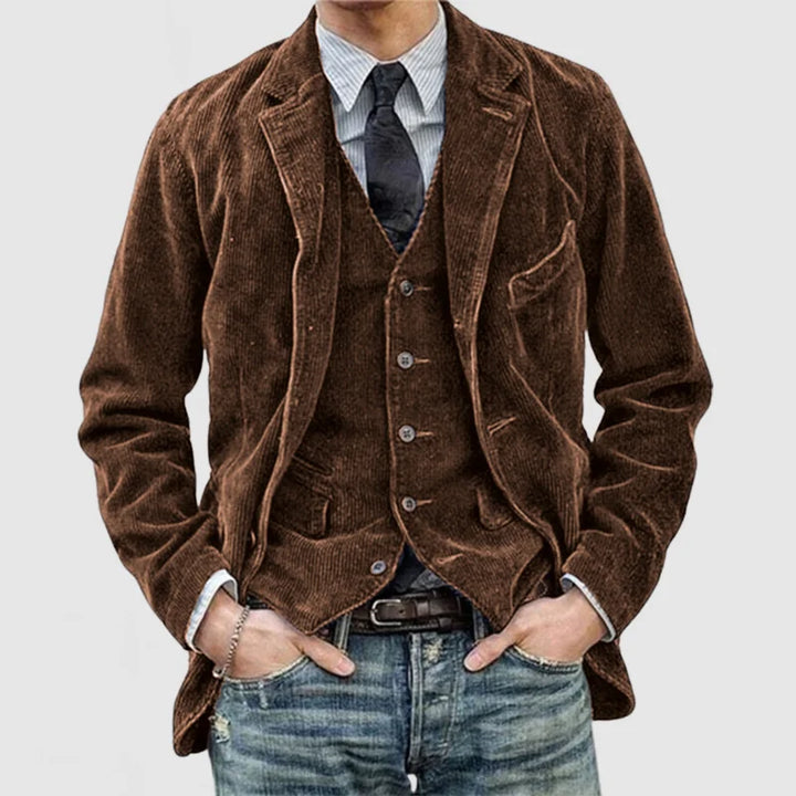 Leo | Casual Two-Piece Jacket & Vest Set