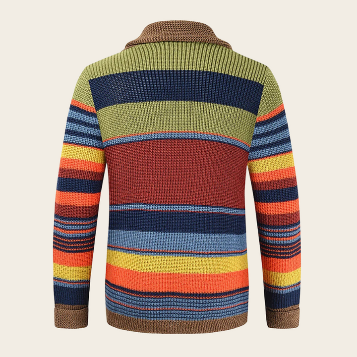 Ethan | Bold Striped Cardigan