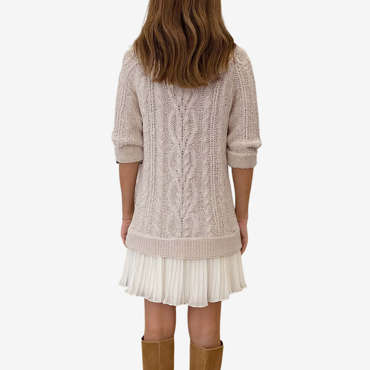 Maxine | Elegant Cable Knit Sweater