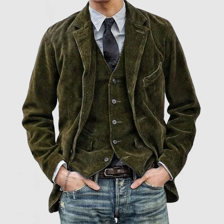 Leo | Casual Two-Piece Jacket & Vest Set
