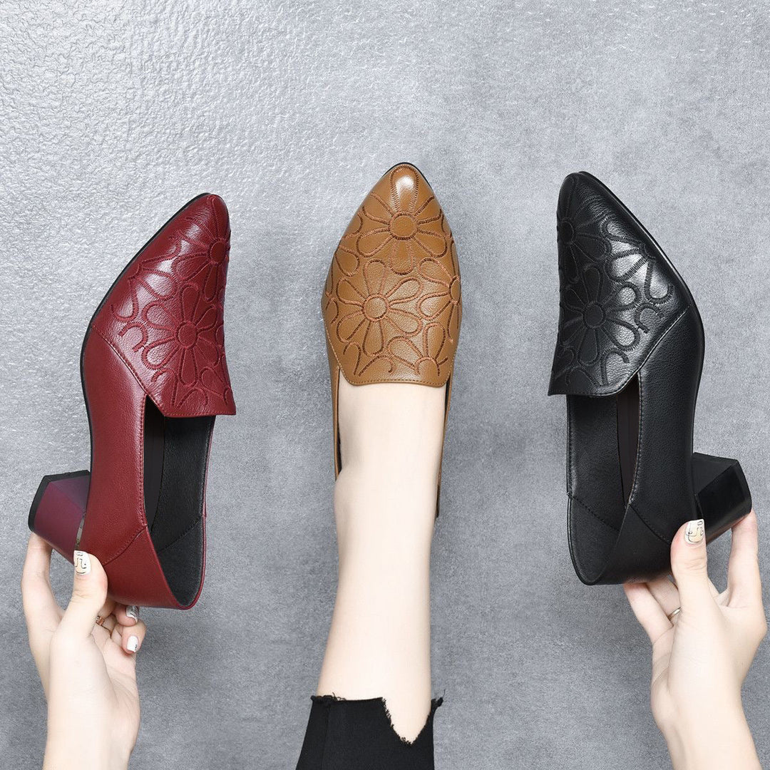 Nora | Elegant Low Heel Shoes