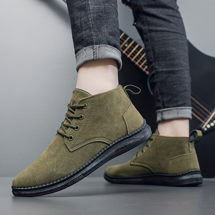 Brian | Casual Suede Lace-Up Boots