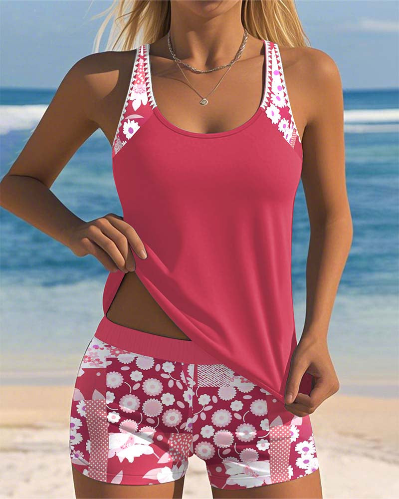 Kelly™ | Floral Two-Piece Swim Set