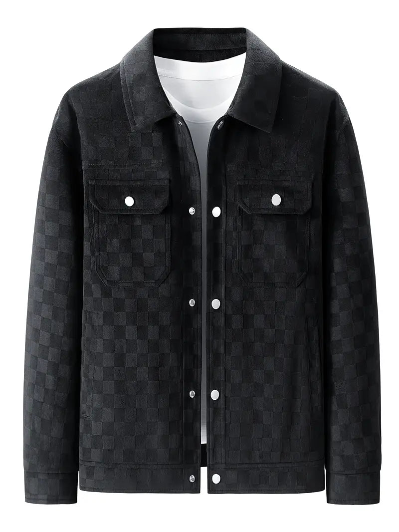 Angelo | Textured Checker Jacket