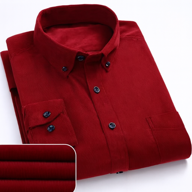 Dean | Classic Corduroy Long Sleeve Shirt