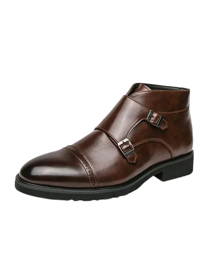 Mattias™ | Buckle Leather Boots
