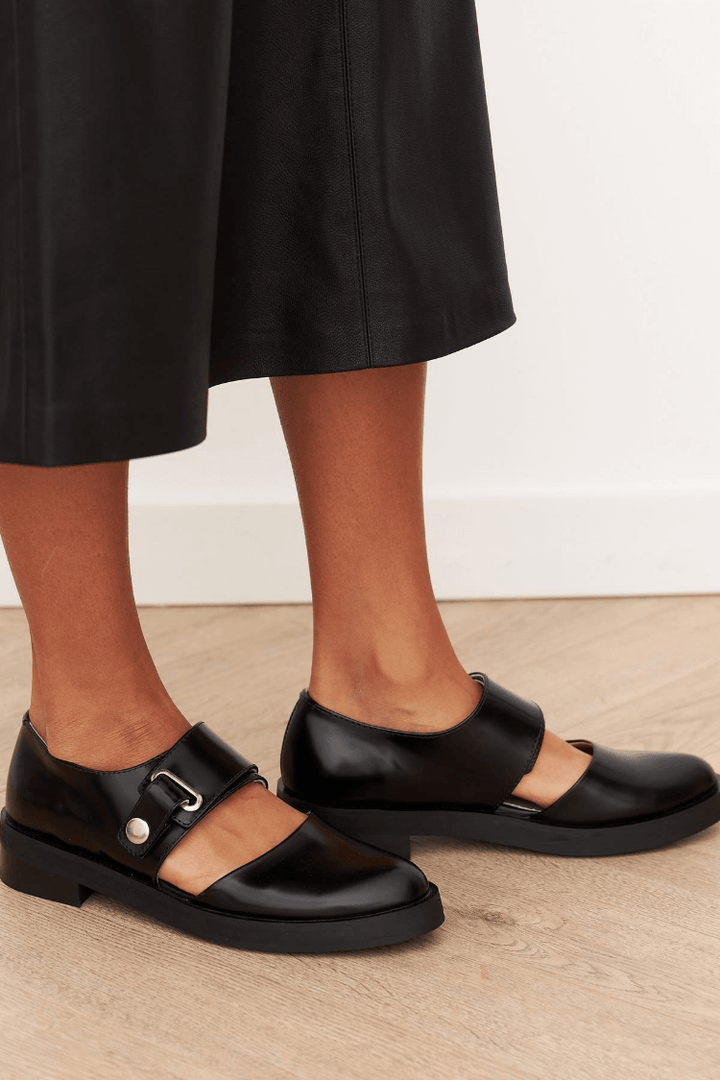 Angelica | Buckle Strap Flats