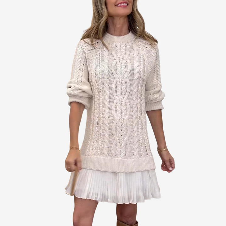 Maxine | Elegant Cable Knit Sweater