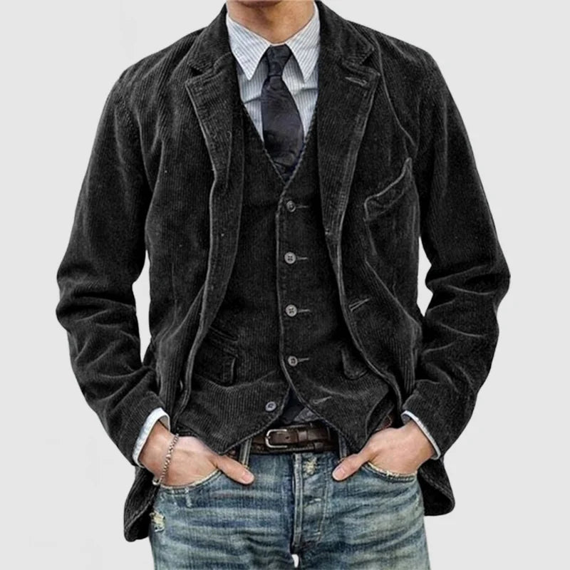 Leo | Casual Two-Piece Jacket & Vest Set