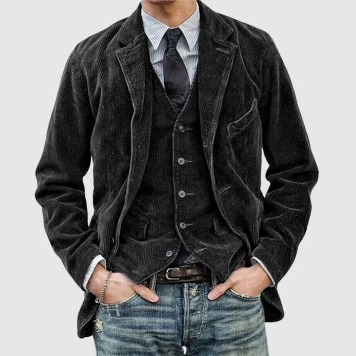 Leo | Casual Two-Piece Jacket & Vest Set