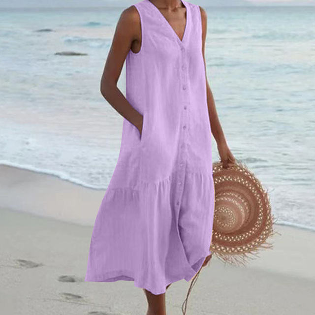 Patricia | Summer V-Neck Dress