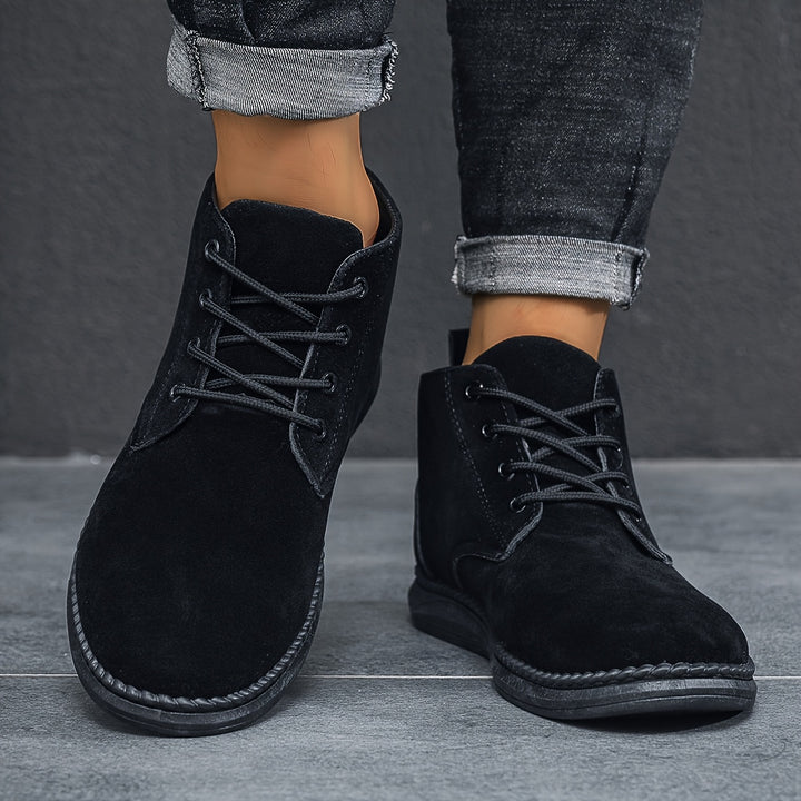 Brian | Casual Suede Lace-Up Boots