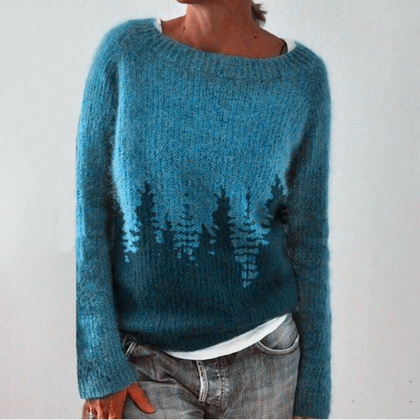 Blue/Trees / 3XL/US 16
