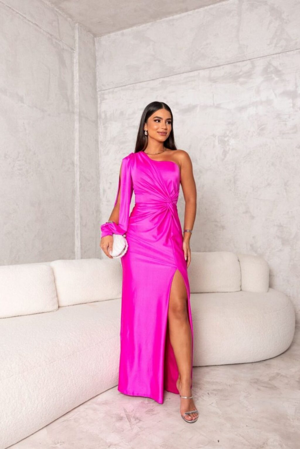 Cindy | One-Shoulder Maxi Dress