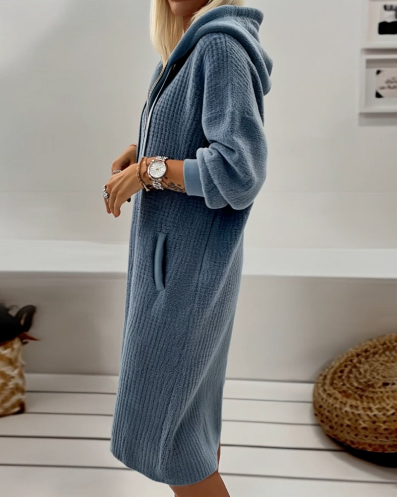 Dana | Casual Zip-Up Hoodie Dress