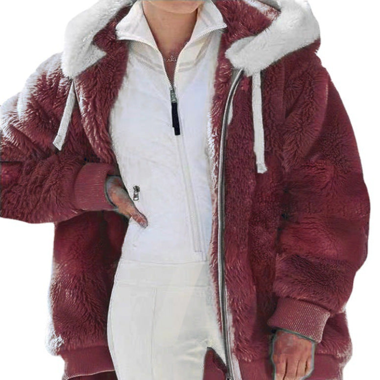 Emmie | Cozy Hooded Zip Jacket