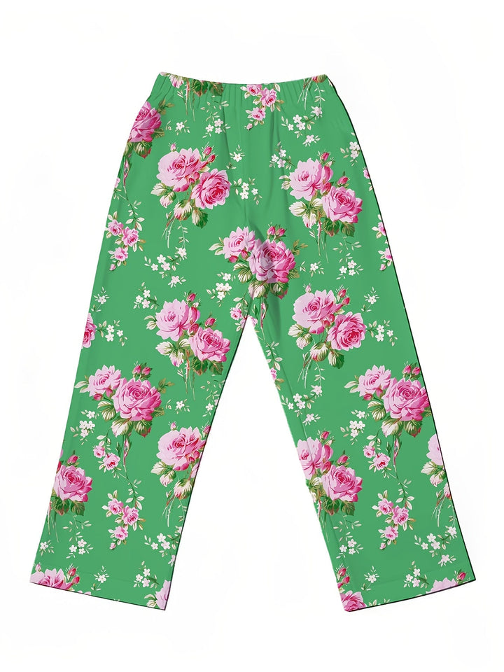 Ruby™ | Vibrant Bloom Wide-Leg Pants