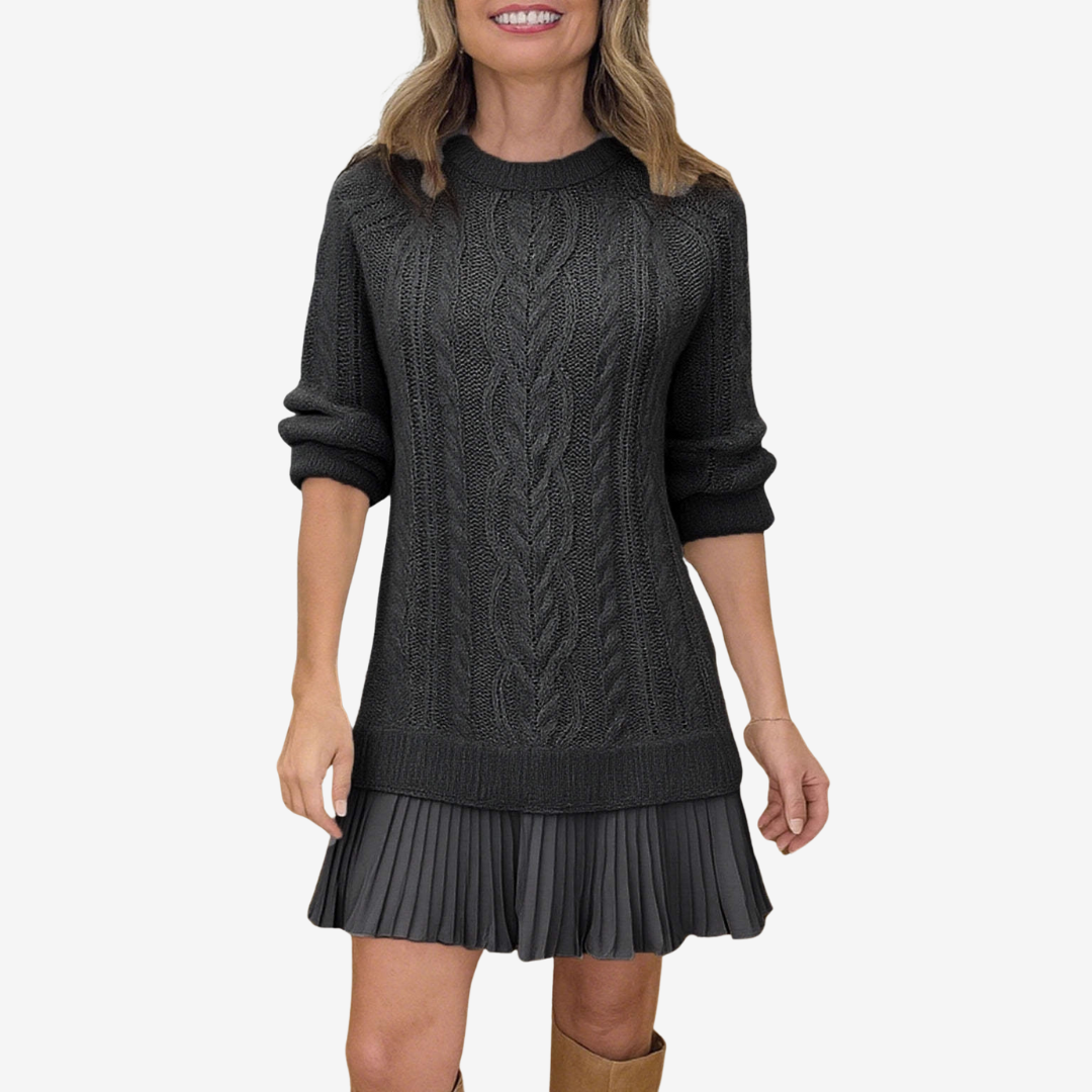 Maxine | Elegant Cable Knit Sweater