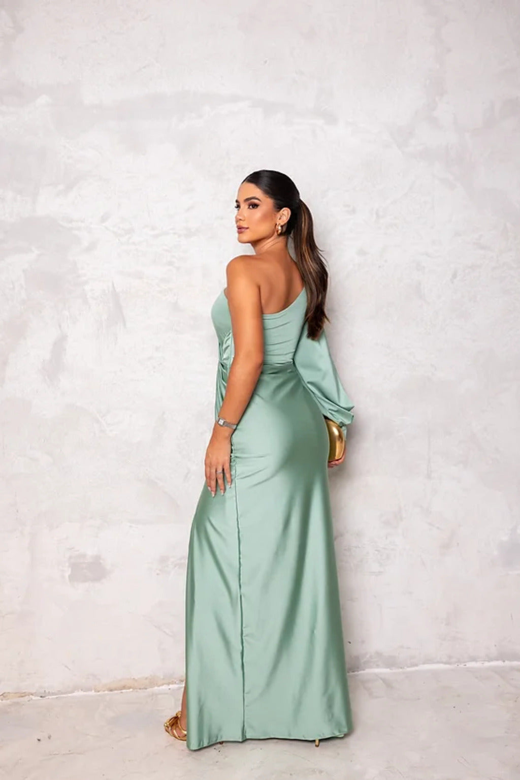 Cindy | One-Shoulder Maxi Dress