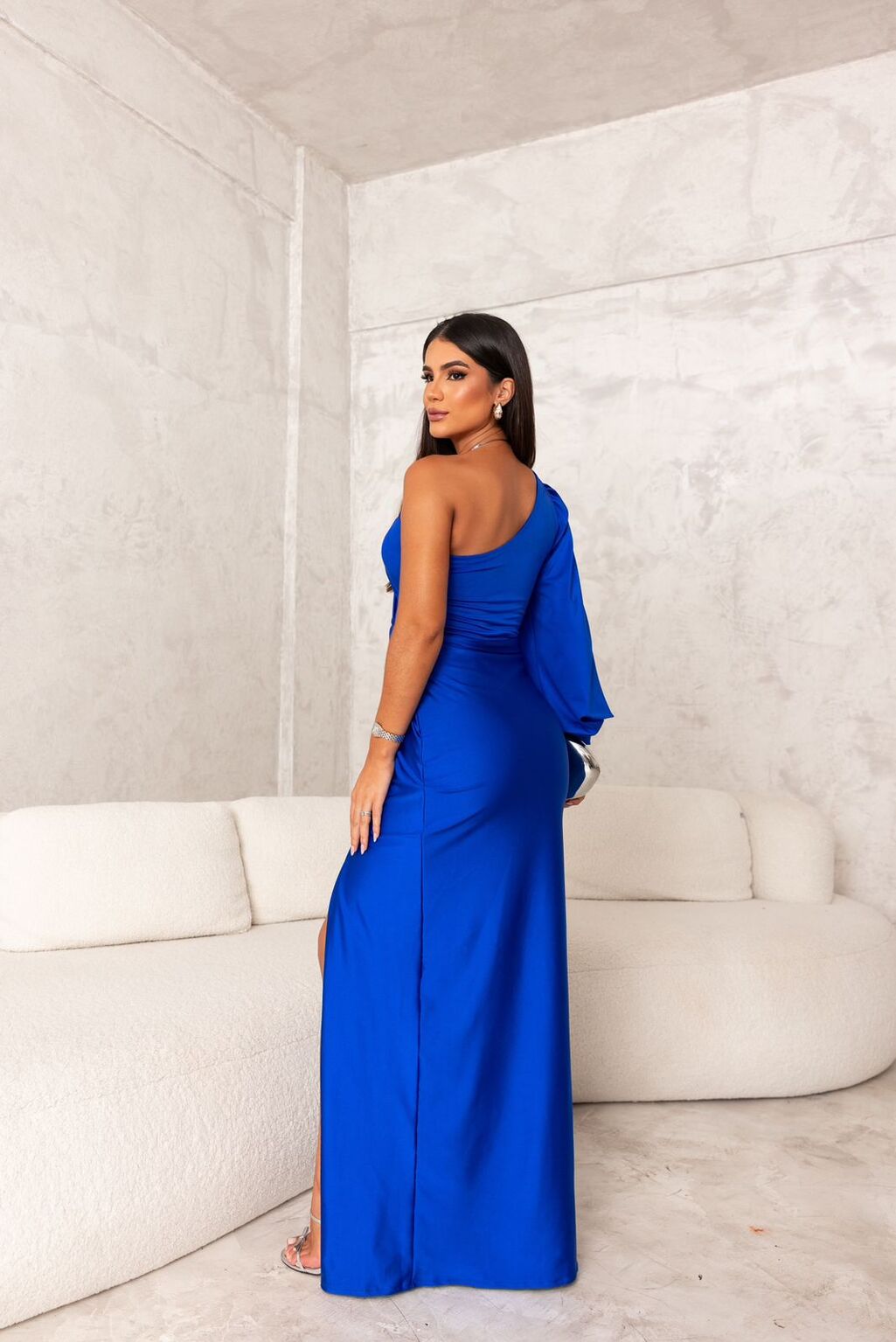 Cindy | One-Shoulder Maxi Dress