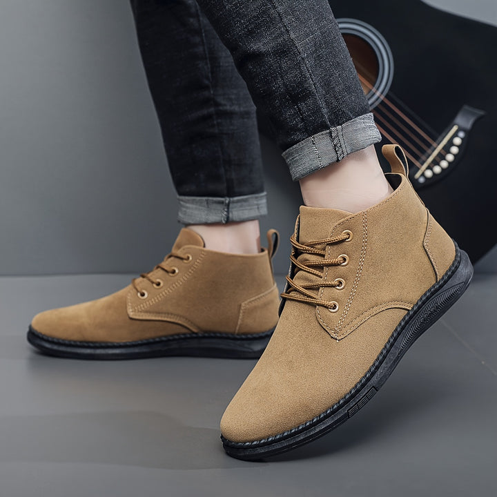 Brian | Casual Suede Lace-Up Boots