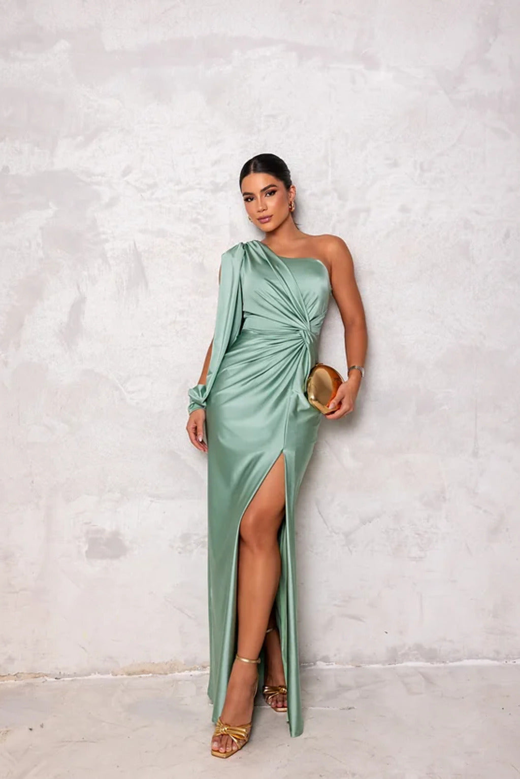 Cindy | One-Shoulder Maxi Dress