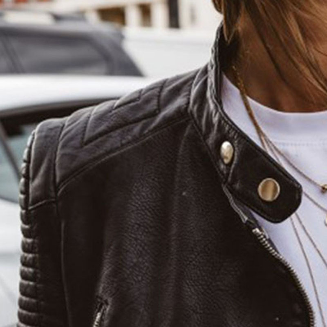 Michelle | Elegant Leather Jacket
