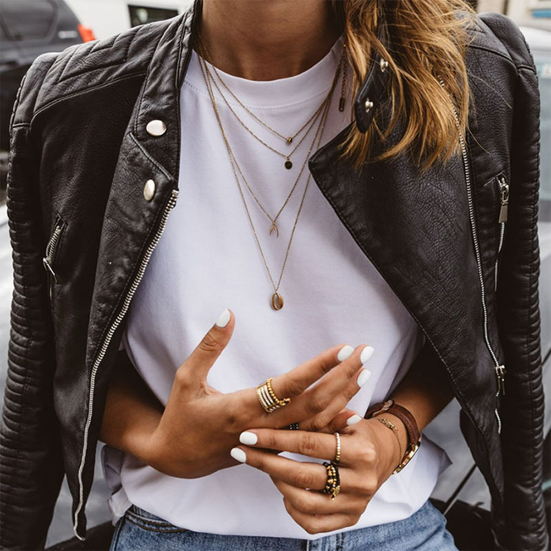 Michelle | Elegant Leather Jacket