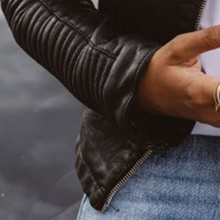 Michelle | Elegant Leather Jacket