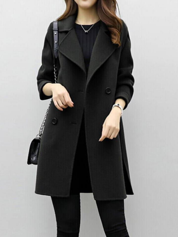 Caroline | Double-Breasted Wool Coat