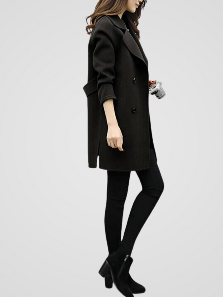Caroline | Double-Breasted Wool Coat