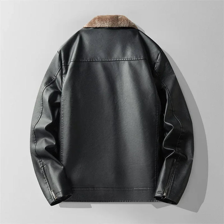 Charles | Warm Lined Leather Jacket