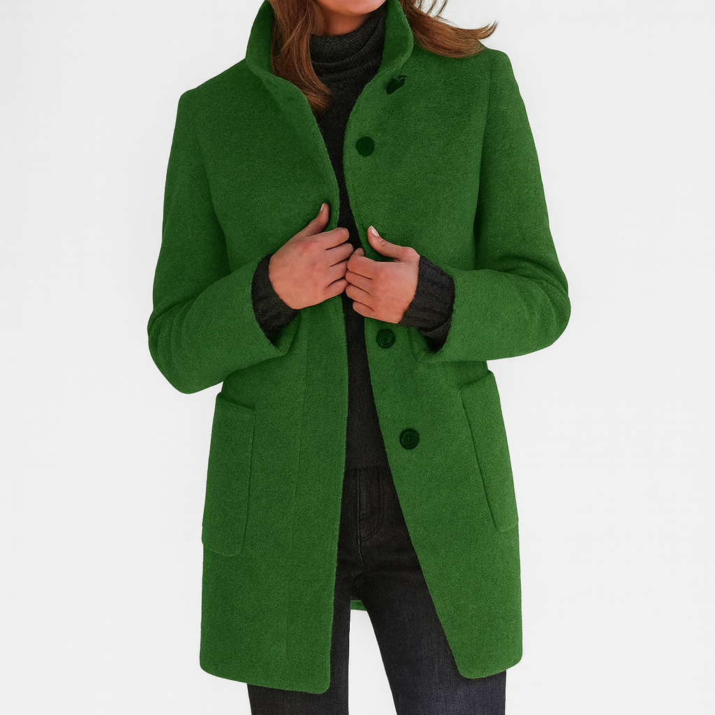 Alyssa | Classic Button-Up Coat