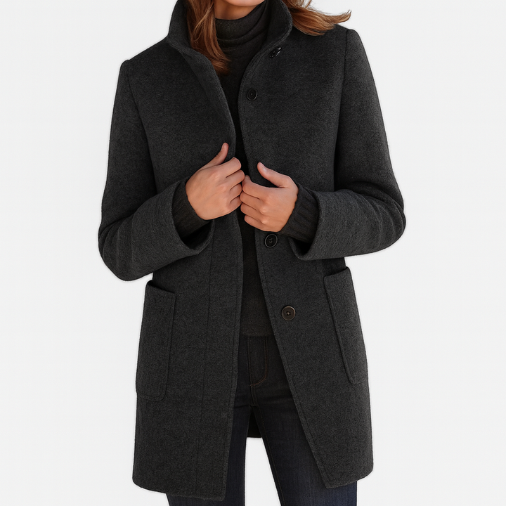 Alyssa | Classic Button-Up Coat