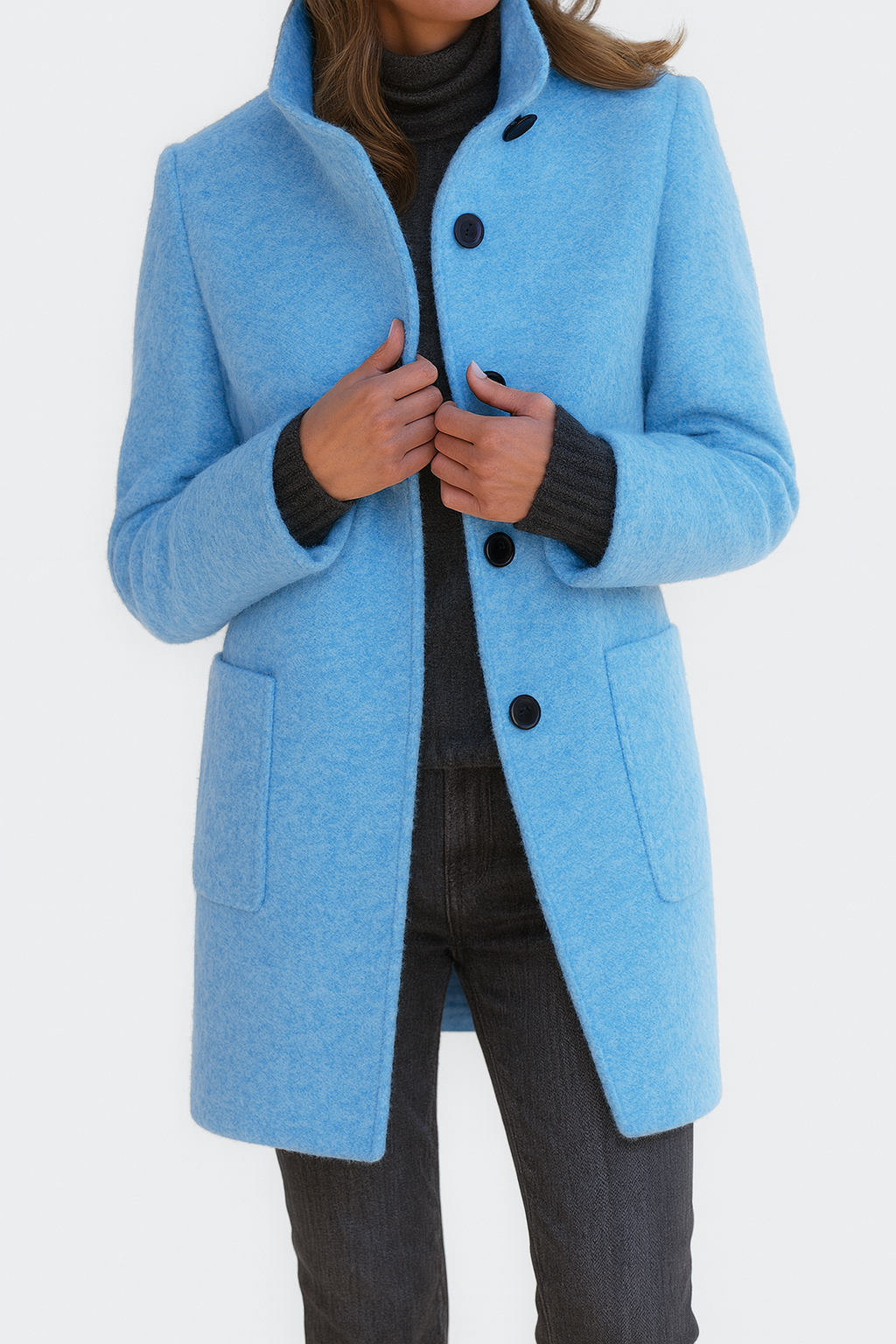 Alyssa | Classic Button-Up Coat