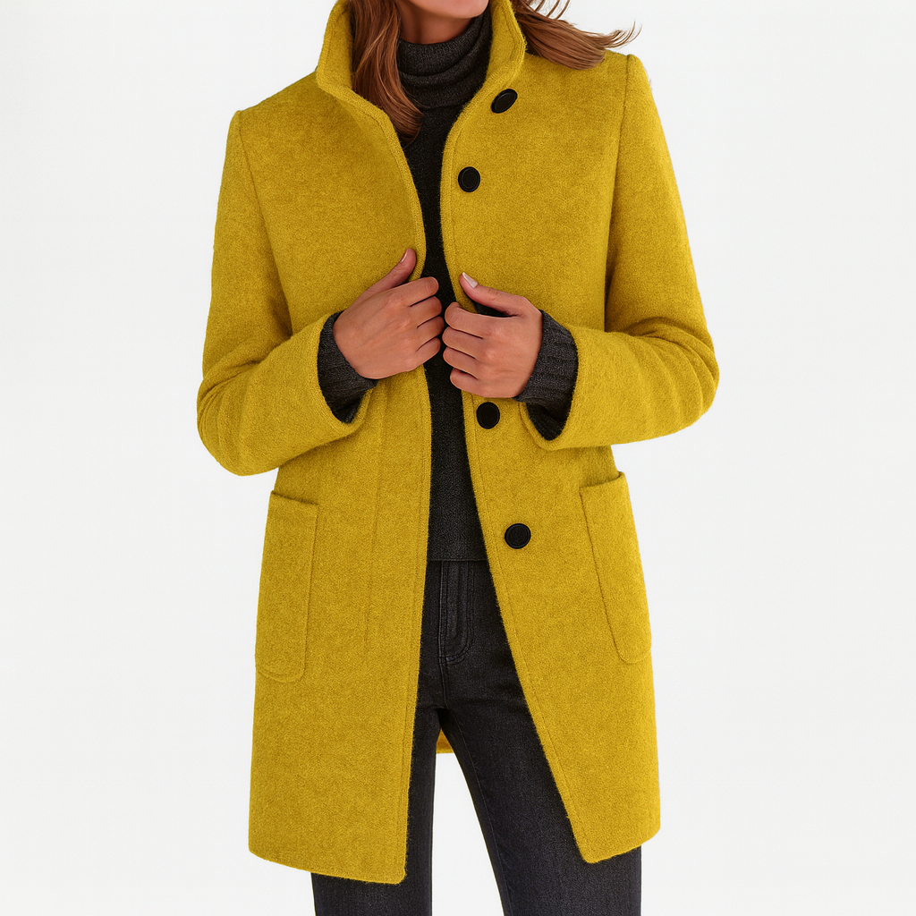 Alyssa | Classic Button-Up Coat