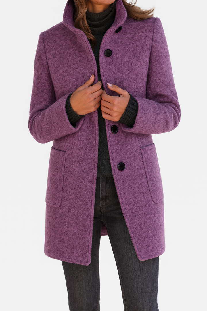 Alyssa | Classic Button-Up Coat