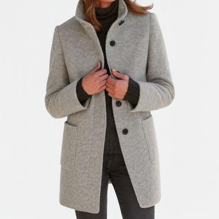 Alyssa | Classic Button-Up Coat
