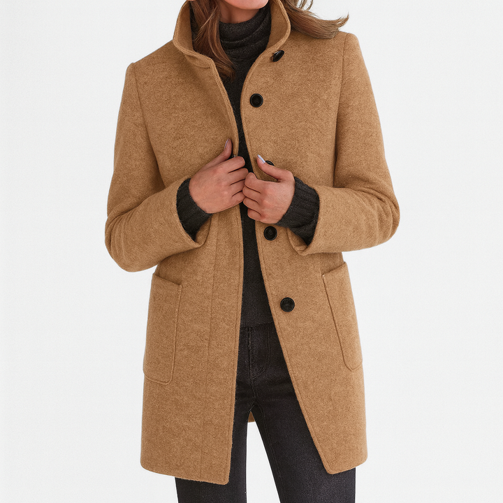 Alyssa | Classic Button-Up Coat