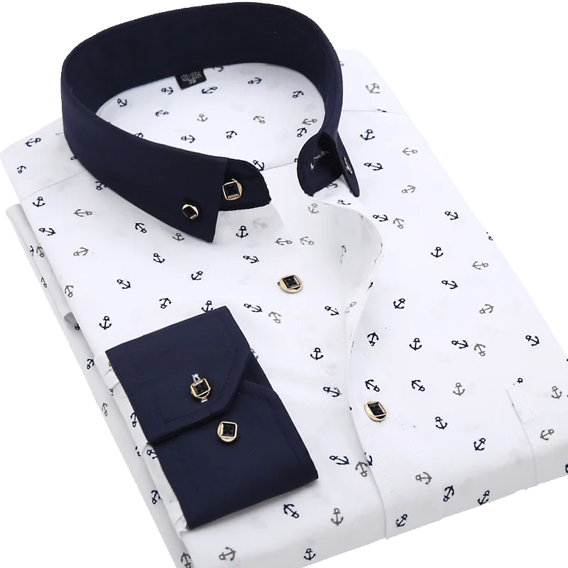 Tyler | Modern Printed Long Sleeve Shirt