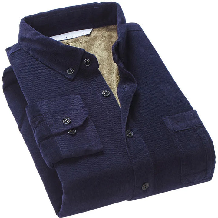 Raymond | Warm Lined Corduroy Long Sleeve Shirt