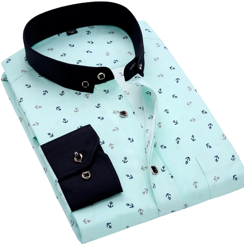 Tyler | Modern Printed Long Sleeve Shirt