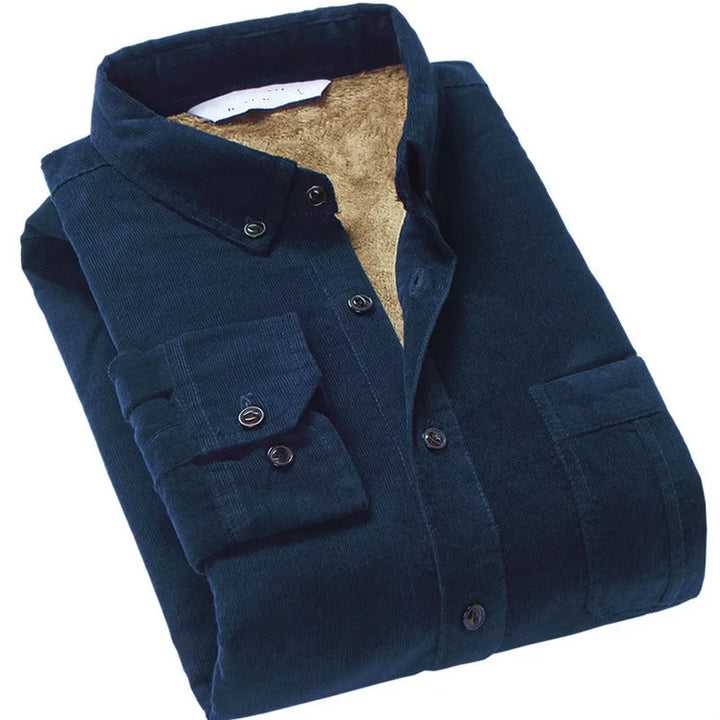 Raymond | Warm Lined Corduroy Long Sleeve Shirt