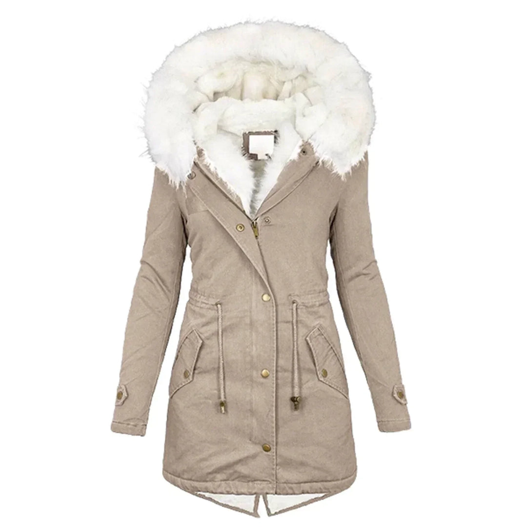 Maria | Faux Fur Hooded Winter Coat