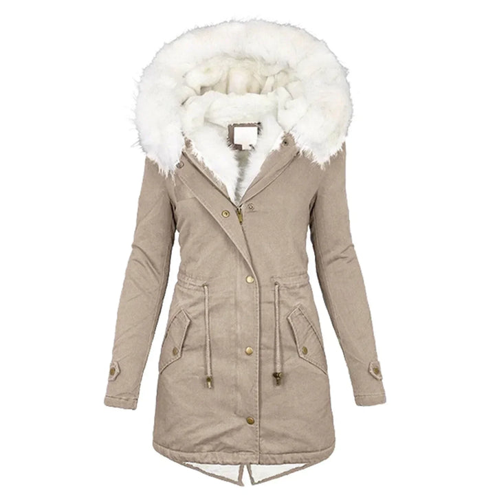Maria | Faux Fur Hooded Winter Coat