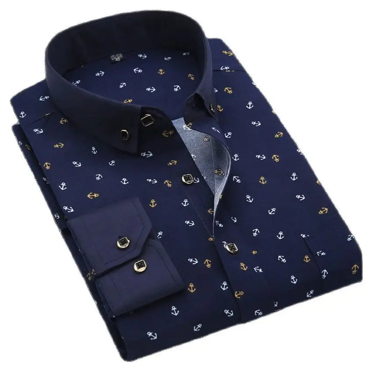 Tyler | Modern Printed Long Sleeve Shirt