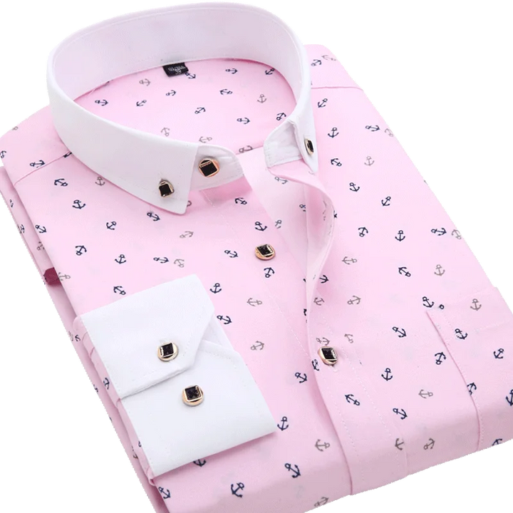 Tyler | Modern Printed Long Sleeve Shirt